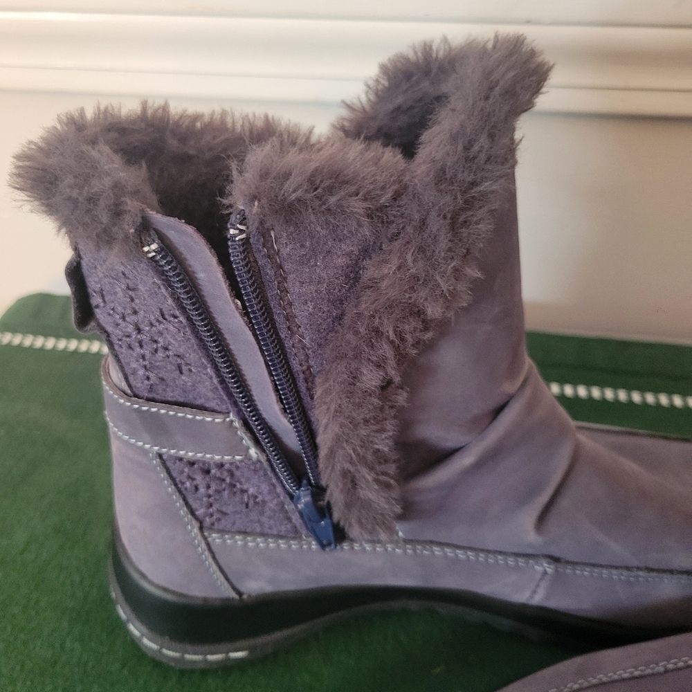 Jambu Womens Sycamore Snow Boots Size 8 Blue Water Resistant Nubuck Upper - Picture 11 of 12
